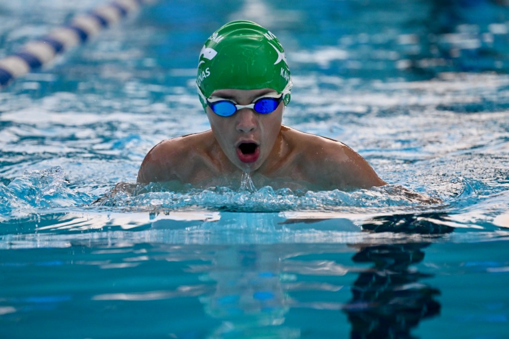 Kingstream Kahuna swimming breaststroke at Four Seasons meet on July 11th, 2026